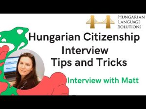 Learn Hungarian to get citizenship