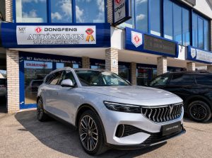 Dongfeng car dealership near Budapest in Hungary
